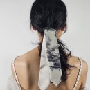 고급스러운 수묵화 패턴으로 완성한 헤어스타일링, 전통미 가득한 댕기 후기