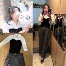 <b>줄</b><b>로그</b> 니트셔츠 지스튜디오 와이드팬츠 60대 엄마옷 여자옷 코디