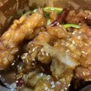 산이네옛날통닭누읍점 | 노랑통닭 산내마을점 3종세트 순살(후라이드, 양념, 깐풍) & 즉석치즈떡볶이 추가