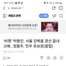 ‘비명’ 박용진, 서울 강북을 경선 끝내 고배…정봉주, 민주 후보로[종합] 이미지