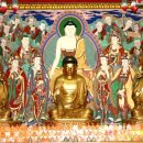 천축사 목조석가삼존불 이미지