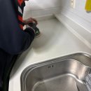 키다리광택 | 파주 싱크대 상판 얼룩 제거｜대리석 연마광택 복원 UV코팅