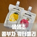 '생생초' 콤부차 워터젤리 - 다이어트 중에도 부담 없는 저칼로리간식 추천