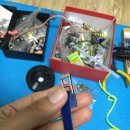 가죽 꽃팔찌 이미지