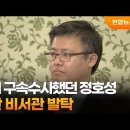 윤석열 막장인사...박근혜 국정농단 주역 정호성 대통령실 비서관 임명 이미지