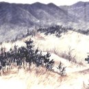 한국화(수묵 담채화) 이미지