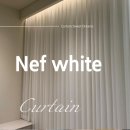 (주)드림월드플러스 | 운정역 월드플러스 상가 뷰티 매장 린넨 감성 시어커튼 시공 후기 - 커튼달아드림