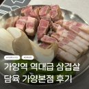 양천로 59길 | 가양역 삼겹살 맛집 담육 가양본점 후기 | 고기 퀄리티에 반찬 조합까지 만족했던 가양역 고기집