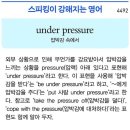 under pressure (압박감 속에서) 이미지