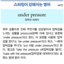 under pressure (압박감 속에서) 이미지