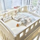 Dday healthcare | 기저귀갈이대 언제까지? 당근 붐케어 아기 이동식 트롤리 추천 기갈대 정리함