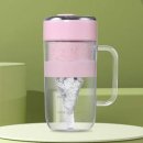 휴대용 강력한 얼음 분쇄기 블렌더, 신선한 주스 컵, 전기 믹서 스무디, 야채 주스 기계, 물병, 10 블레이드 이미지