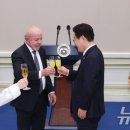 오늘 한국-브라질 청와대 국빈만찬) 축구선수 세징야 참석 이미지
