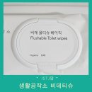 화장실 필수품 생활공작소 비데티슈 내돈내산