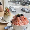 진주 카페 추천 인생 수박 빙수 우리의 정원 내돈내산 후기