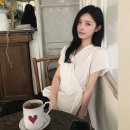 796 | 브아빗포우먼) 랩 웨이스트 밴딩 블라우스 화이트 VW796 후기