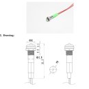 중국 메탈 인디케이터 라이트(Metal Indicator Light)_볼록(convex) 8mm-5.8mm TYPE 이미지