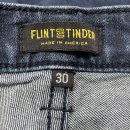 플린트 앤 틴더 청바지 30x31 사이즈 다크 블루 슬림핏 미국 청바지 flint and tinder jeans 이미지
