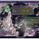 [보라카이환율/드보라] 7월 4일 보라카이 환율과 날씨 위성사진 및 바람 상황 이미지