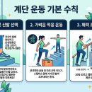 계단 오르기 수칙 이미지