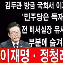 긴급! 김두관 방금 국회서 이재명에 충격 발언! &#39;민주당은 독재국가다&#39;! 전 비서실장 유서의 마지막 부분에 숨겨진 진실!.. 박근혜TV 이미지