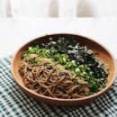 들기름 막국수 레시피 초간단 비빔 메밀국수 만들기 이미지