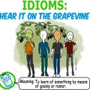I heard it through the grapevine! 이미지