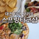 맥시칸치킨 | 대전 타코 맛집 스프링타코샵 포장해서 먹기좋은 대왕부리또와 치킨과 쉬림프 타코 2종