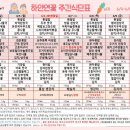 주간식단표(2023년 6월 4일 ~ 2023년 6월 10일) 이미지