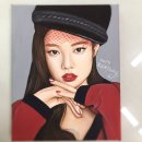 팝아트 인물화 이미지