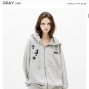 웨이투웨이 | [광고/무신사]유라이프지 다크웨이 우먼 투웨이 오버핏 후드집업 그레이