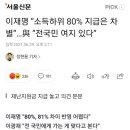 이재명 “소득하위 80% 지급은 차별”…與 “전국민 여지 있다” 이미지