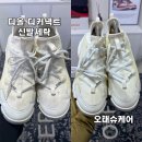 디올 디커넥트 스니커즈 아이스크림얼룩이 생겼다면 명품신발 세탁 후기 전문 오태슈케어