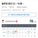 블루원 스크린골프 | [스크린] 용인 블루원 cc 후기