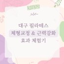 근력중심 필라테스 B | [대구 필라테스 추천] 개인수업 5회로 체형교정과 근력강화 효과 본 후기