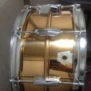 Ludwig LB552 Smooth Bronze 6.5"x14" Snare Drum w/ Imperial Lugs & Supra-Phonic Snares 이미지