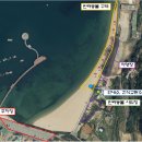 명사해수욕장 주차장 이미지