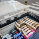 GS25부대재영점 | GS편의점 생과일 스무디기계 발견✨️ / 딸기블루베리망고스무디