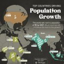 미래 인구 성장을 주도하는 상위 10개국 이미지
