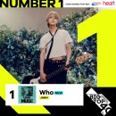 영국 Big Top 40 데뷔 1위한 지민 Who 이미지