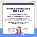 마이코플라스마 폐렴균 감염증 및 호흡기 감염병 예방관리 안내 이미지