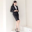 Q나인 | 면접복장 여성 정장세트 후기｜급하게 준비해도 단정하게 잡히는 더웨이나인 무지 투피스 치마