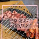 충주 양꼬치 맛집 무학시장 원조 초램양고기