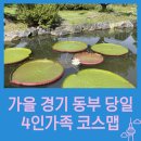 용산1리 | 가을 경기 동부 당일 4인가족 코스맵