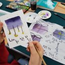 수채캘리그라피 이미지