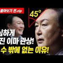 윤석열 관상 - 기운 이마 이미지