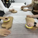 인천중구정신건강복지센터 | 목공예체험-인천정신건강복지센터 선생님들과 함께한 도마만들기 원데이수업