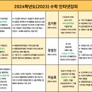 ﻿2024학년도(2023) 수학 인강 추천, 수학 교재 추천 이미지