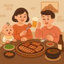 👨‍👩‍👧‍👦 아기랑 함께 구미 금오산 맛집 찾는다면?연기 없는 고깃집 ‘구미완벌고기집’ / 화육아사도 후기...