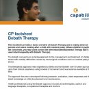 CP factsheet Bobath Therapy[스코틀랜드 보바스협회] 이미지
